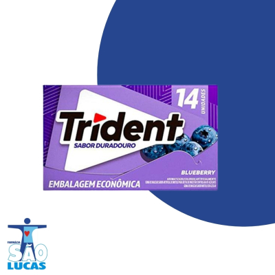Chiclete trident blueberry 25.2gr