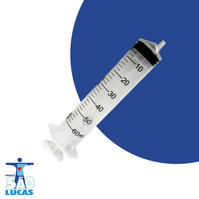 Seringa descartavel s/agulha 60ml descar