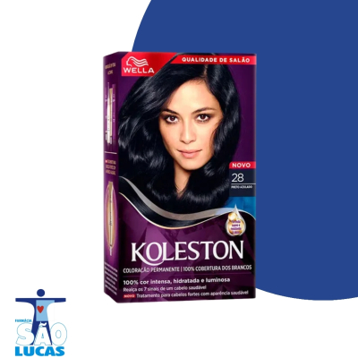 Tinta koleston kit 28 preto azulad