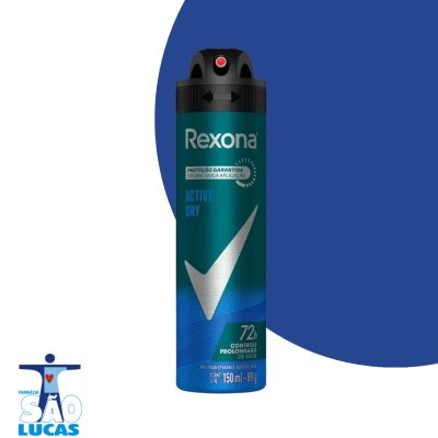 Desodorante aerosol rexona men active 150ml