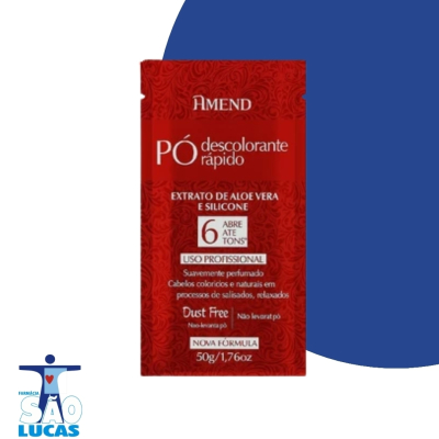 PÓ DESCOLORANTE AMEND C/EXTRATO ALOE VERA E SILIC 50G