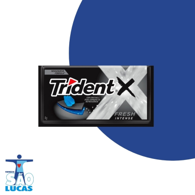 Chiclete trident fresh intense un