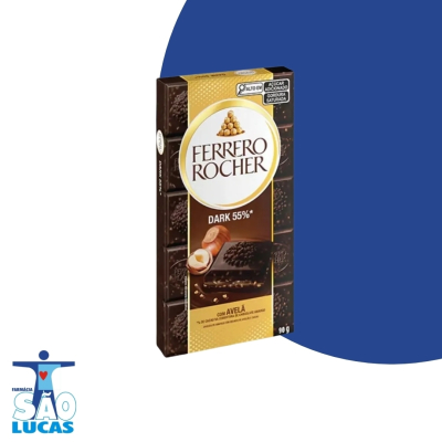 BARRA CHOC FERRERO ROCHER DARK 90GR