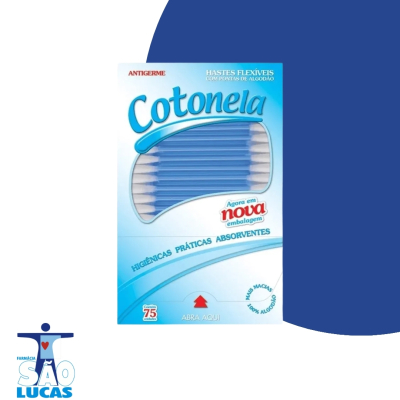 hastes flexíveis cotonela 75un