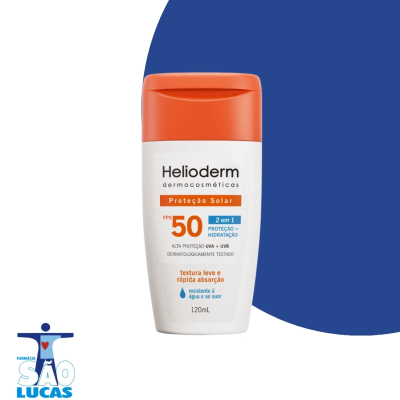 Protetor solar helioderm suncare fps50 120gr