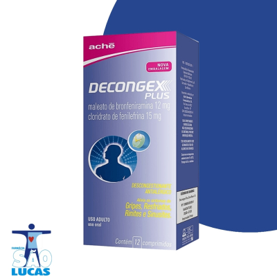 Decongex plus 12cpr