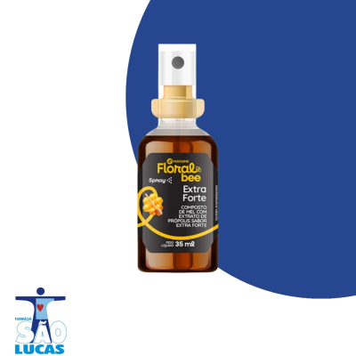 SPRAY MEL, PROPÓLIS E MENTA EXTRA FORTE 35ML FLORAL BEE