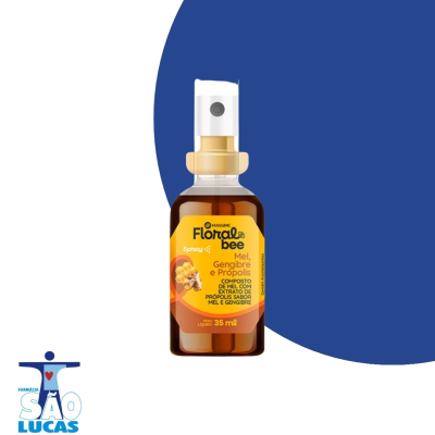 SPRAY MEL, PROPÓLIS E GENGIBRE 35ML FLORAL BEE