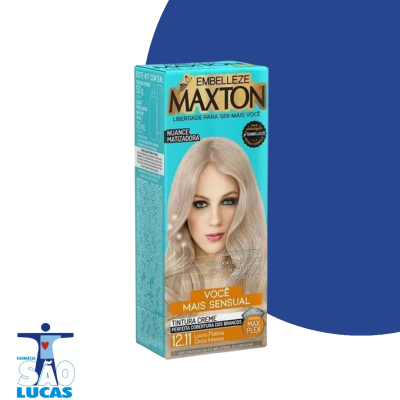 Tinta maxton kit prati 12.11 louro platina cinza intenso