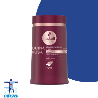 Creme tratamento haskell quina rosa 900gr, 