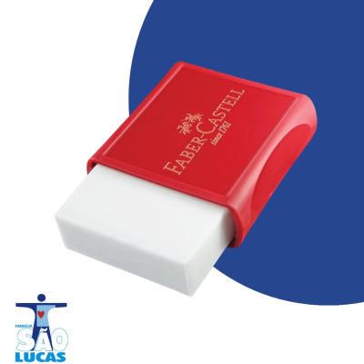 Borracha faber-castell max branca un