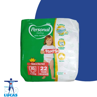 Fralda personal baby pants protect sec xg 22un
