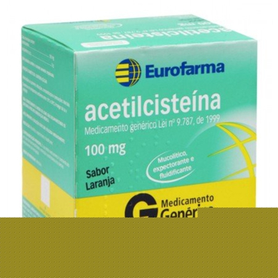 Acetilcisteina 100mg 16env euro