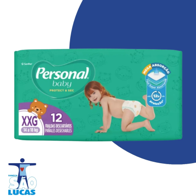 Fralda personal baby jumbinho xxg 12un