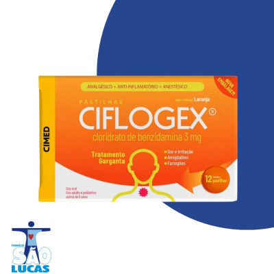 Ciflogex 12cpr laranja 