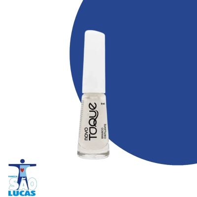 ESMALTE NOVO TOQUE CINTILANTE BRANCO 8ML