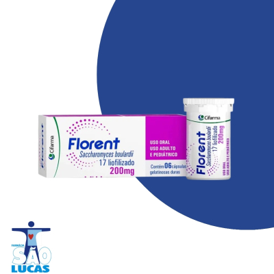 FLORENT 200MG 6CPS