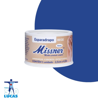 Esparadrapo missner bege 2.5x0.9cm 