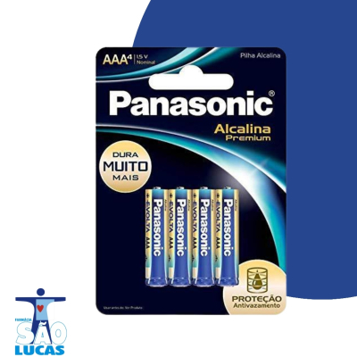 Pilha panasonic alc premium aa 4un