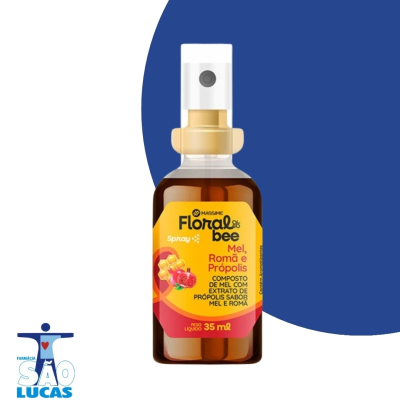 SPRAY MEL, PRÓPOLIS E ROMÃ 35ML FLORAL BEE