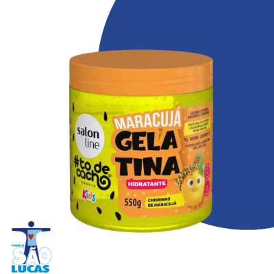 Gelatina salon line to cacho hidratante maracuja 550gr
