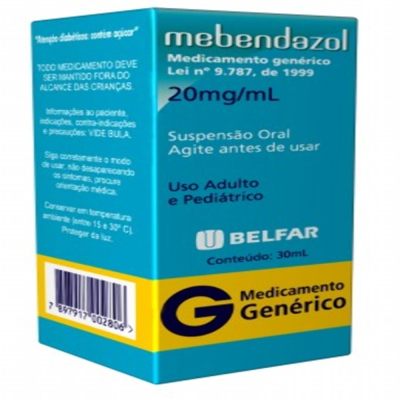 Mebendazol susp 30ml belfar