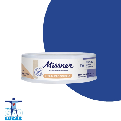 Esparadrapo microporoso bege 1,2x4,5cm missner