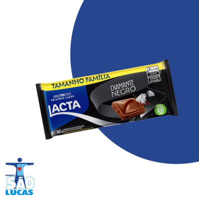 Chocolate lacta diamante negro 145g