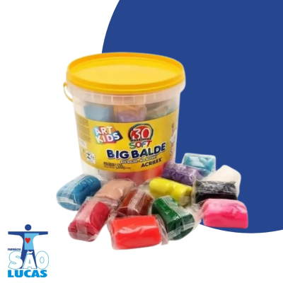 Massa modelar big balde soft 50gr 40023