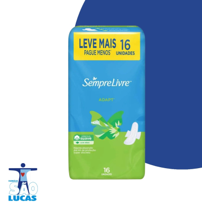 Absorvente sempre livre especial sve c/aba 16un