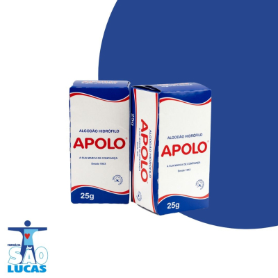 Algodao apolo cx 25gr